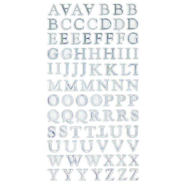 STICKERS ALPHABET TITANUM CRAFT-FUN SERIES HASTA